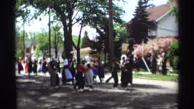 Holland Michigan (1969): People Gathered Together And Dancing Outside In The