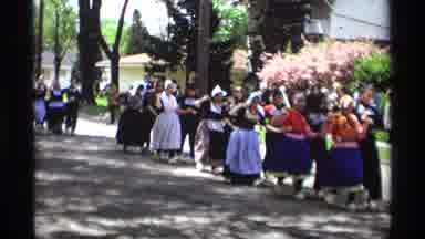Holland Michigan (1969): A Very Nice Parade Happening Outside Under Shaded Trees