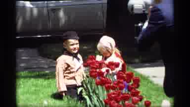 Holland Michigan (1969): Photographer Takes Photo Of Brother And Sister With
