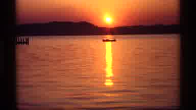 Holland Michigan (1969): A Beautiful And And Amazing Sunshine Shows The Sea In The