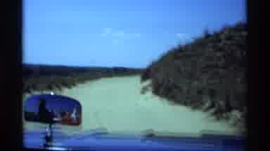 Holland Michigan (1969): Driving On A Sand Road Card