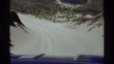 Holland Michigan (1969): Car Off Reading In A Dirt Trail In The Mountains
