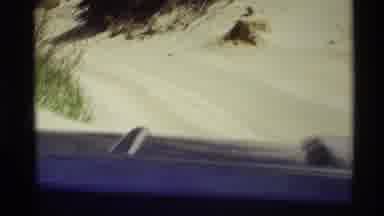Holland Michigan (1969): Vintage Film Of A Trip A Through Desert In A Blue Vehicle
