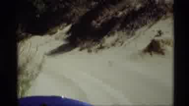 Holland Michigan (1969): Hiking Group Walking Down Partially Made Road