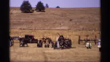 Jordan Minnesota (1969): Buggies And Carriages In Field With People Examining Them