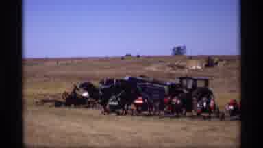 Jordan Minnesota (1969): View Of Rusted Vintage Tractor On A Bright Sunny Day