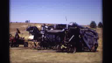 Jordan Minnesota (1969): View Of Red Steam Engine On A Bright Sunny Day