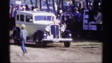 Jordan Minnesota (1969): Fair Of Old And Well Maintained Cars With People Watching