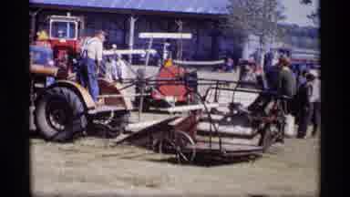 Jordan Minnesota (1969): A Very Old Red Car A Tractor And A Grove