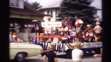 Mabel Minnesota (1969): Outdoor Video Showing Cars Carrying Several Wagon Carrying