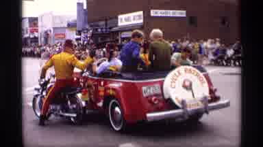 Mabel Minnesota (1969): People On Cycle Patrol And 4h Community Floats Participate