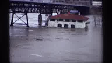 Saint Paul Minnesota (1969): A Lake Area Was Covered With Lot Of Water And