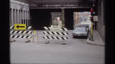 Saint Paul Minnesota (1969): Road Construction Block Water Leak Closure Flooding