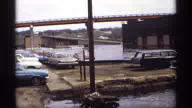Saint Paul Minnesota (1969): Flooded Ground And Parking Lots With Stranded Cars