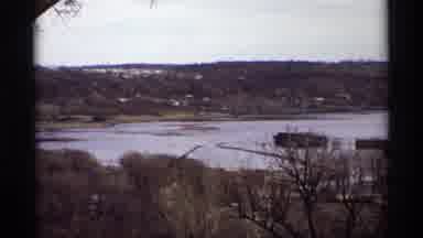 Saint Paul Minnesota (1969): Landscape Houses Pond Trees Marine Boats
