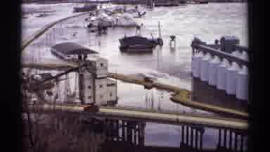 Saint Paul Minnesota (1969): Trucks Drive Over A Bridge And Road Crossing A Body