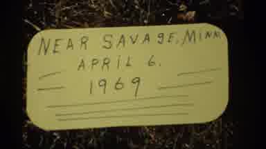 Savage Minnesota (1969): Old Road Sign Near Minnesota Before The State Funded Well