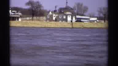 Savage Minnesota (1969): View Of River Water And Trees On A Bright Sunny Day