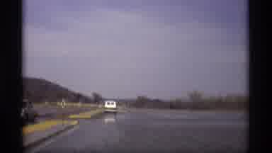 Savage Minnesota (1969): Driving Along Water Covered Roads Videoing Surroundings
