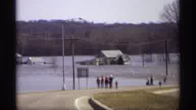 Savage Minnesota (1969): Extreme Flooding Of A House And Trees