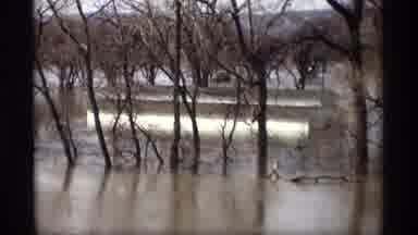 Savage Minnesota (1969): Bare Trees Muddy Water River Creek Nature Deserted Empty
