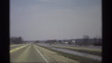 Savage Minnesota (1969): Long Drive With Cars And Trucks Near A Dirt Road And
