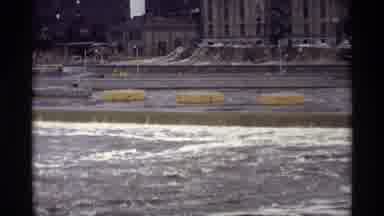 Savage Minnesota (1969): A Huge Water Flows From The Dam And Moves The River