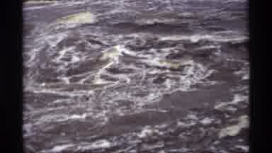 Savage Minnesota (1969): View Of Runoff Water From Dam On A Clear Day