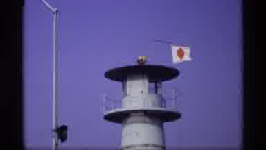 Wisconsin (1969): A Industrial Type Bridge With A Watchtower Type Building Over