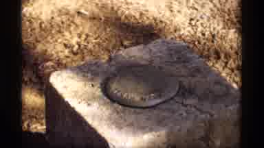 Wisconsin (1969): Video Of A Badge In A Stone Pedestal In The Middle Of The Forest