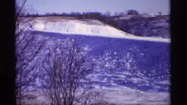 Wisconsin (1969): View Of Snow Covered Field On A Bright Sunny Winter Day