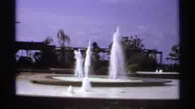 Canada (1974): Really Cool Fountain Shoots Up The Water Short Clip Of Flowers