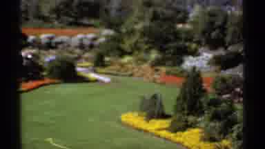 Canada (1974): Different Views Of A Garden And Landscape With Green Grass