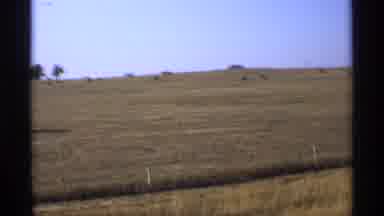 Minnesota-1974: End Of Summer Wheat Field With Hay Bales