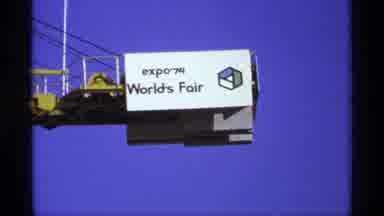Spokane (1974): World's Fair Expo Exterior Flags And Fountain