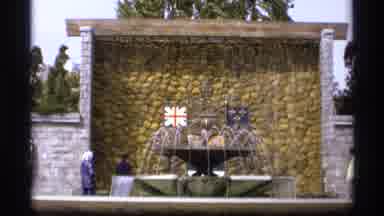 Vancouver Canada (1974): View Of Yellowstone Fountain And Crest Shields Displayed