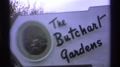 Vancouver Canada (1974): View Of Black And White But Chart Garden Sign And