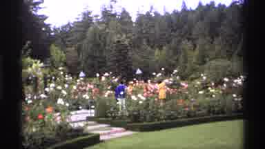 Vancouver Canada (1974): Outdoor Recording Showing Three People In A Colorful