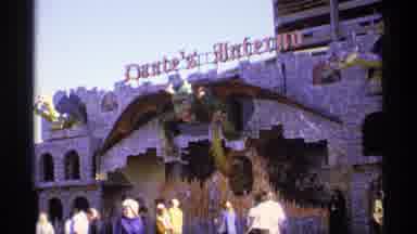 Worlds Fair Seattle-1974: View Of Dante's Inferno Entrance At World's Fair On A
