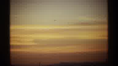 Worlds Fair Seattle (1974): Sunrise Sky-Line Turning From Orange To Yellow