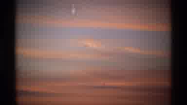 Worlds Fair Seattle (1974): Pink Beautiful Sunrise Clouds Red Cloudless Silent