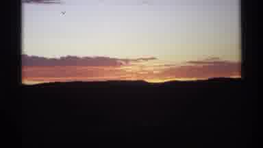 Worlds Fair Seattle (1974): Pretty Sunset And A Random Hay Mound In The Grass