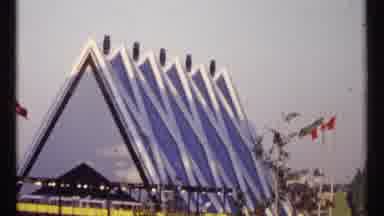 Montreal Canada (1967): Camera Shakily Captures The Buildings As We Drive Past