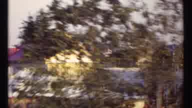 Montreal Canada (1967): Driving On A Train Through A Major City In Germany