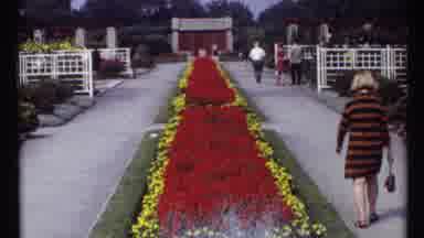 Montreal Canada (1967): Floral Median Memorial Walk Casual Walk In Sunday