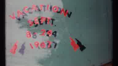 Ottawa Canada (1967): Vacation September 8241967is Written In A Window And On The