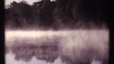 Ottawa Canada (1967): Observer Looks At Mississauga River While Fogs Gently Drifts