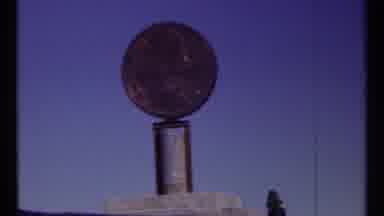Ottawa Canada (1967): Canadian Penny Statue Zoomed In