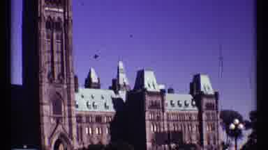 Ottawa Canada (1967): A Big Building Flags Waving