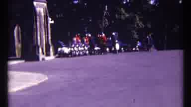 Ottawa Canada (1967): Pair Of Royal Mounted Police Stand At Building Entrance On A
